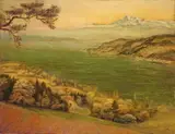Otto Dix, Frühling am Untersee, 1941, Mischtechnik auf OSSA-Holztafel