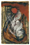 Fritz Winter, Triebkräfte der Erde, 1944, Öl und Monotypie auf dünnem Papier