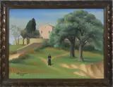 Oldřich Kerhart, From Corsica, 1924, oil on canvas