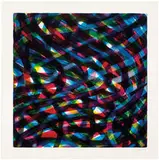 Sol LeWitt, Wavy Lines in All Directions, #8, 1996, Monoprint with aquatint on paper