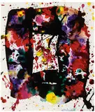 Untitled (SF75-119) by Sam Francis, 1975, Acrylic on paper, sold Oct 2016