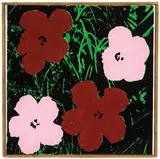 Andy Warhol, Flowers, 1964 by Richard Pettibone, 1968, Acrylic and silkscreen on canvas in artist's frame, sold Oct 2016
