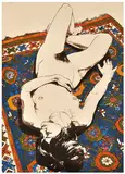 Philip Pearlstein, Figure Lying on Rug (from Six Lithographs Drawn from Life)