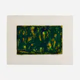 Bernard Langlais, In the Forest, acrylic on paper