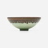 Bowl by Modern, glazed porcelain, sold Jul 2023