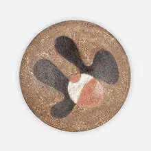 Zaalberg, Plate, c. 1950, glazed stoneware