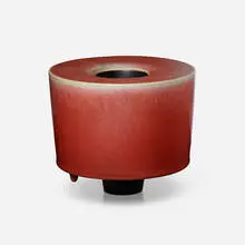 Thomas Bohle, Double-walled vessel, c. 2015, glazed stoneware