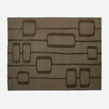 Manfred sculpted pile carpet by Angela Adams, 1998, hand-knotted wool, sold Jul 2023