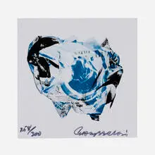 John Chamberlain, Untitled (from the New York Collection for Stockholm portfolio), 1973, lithograph in colors on Mylar