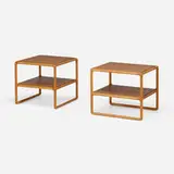 Ward Bennett, Occasional tables, pair
