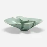 Elisa by Jean-Francois Fouilhoux, c. 2000, celadon-glazed stoneware, sold Jul 2023