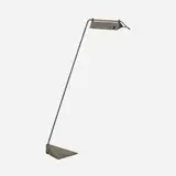 Koch & Lowy, Delta floor lamp, c. 1960, patinated iron