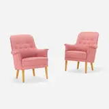 Carl Malmsten, Armchairs, pair