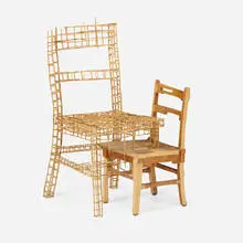 Jean Blackburn, Untitled (Child's Chair), 1995, wood