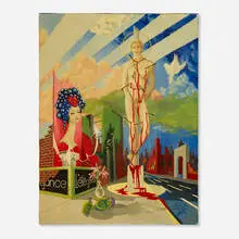 Jerry Harding, Untitled, 1974, oil on canvas