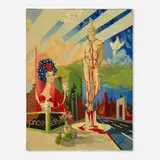Jerry Harding, Untitled, 1974, oil on canvas
