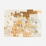 Lacia Dole-Recio, Untitled, 2000, gouache, graphite, paper, cardboard and vellum