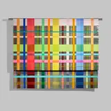 Linda Besemer, Fold #66, 2002, acrylic paint, aluminum rod