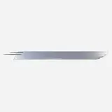 Gianni Piacentino, Mat Metal Dynamic Wing (Flight) Chrome Flames, 1990-2002, water-based enamel on epoxy fiberglass, canvas and wood