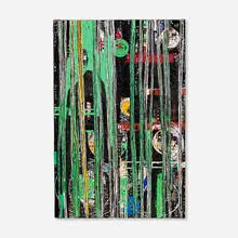 Udomsak Krisanamis, You See the Trouble With Me, 2002, acrylic, noodle and collage on canvas