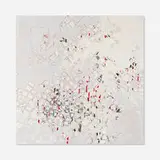 Lacia Dole-Recio, Untitled, 2004, gouache, graphite, tape, paper, vellum
