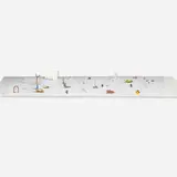 Matthew Ronay, Finger Rolls, 2000-01, paper, bass wood, metal, enamel paint