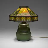 Important and Rare table lamp, model 288 by William Bryce Mundie for Teco Pottery, sold Mar 2026