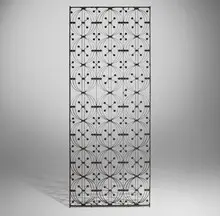 Dankmar Adler and Louis Sullivan, Elevator grille from the Chicago Stock Exchange Building, 1893, wrought iron
