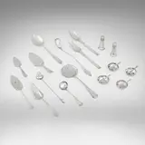 Chicago School Arts & Crafts, Collection of table and serving articles, sterling silver
