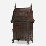 Charles Rohlfs, Fine revolving desk, model 500