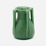 William Day Gates for Teco Pottery, Vase, model 403A, c. 1904, glazed earthenware