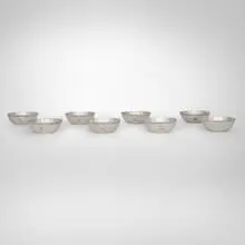 Round finger bowls, set of eight by Clemens Friedell, sold Dec 2025