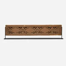 Louis Sullivan, Fretwork panel from the Charnley-Persky House, Chicago, c. 1891-92, carved and painted wood