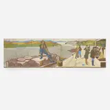Lincoln the Flat-Boat Man (Monumental Abraham Lincoln panel) by Kristian E. Schneider for American Terra Cotta & Ceramics Co., sold Dec 2025