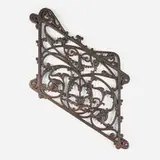 Stair baluster from Mecca Flats, Chicago by Willoughby J. Edbrooke and Franklin Pierce Burnham, c. 1892, cast iron, sold Dec 2025