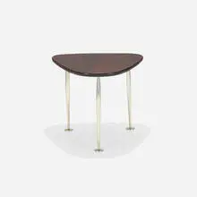 Donald Deskey, occasional table, 1957 / 1958, rosewood, aluminum