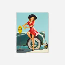 Gil Elvgren, Nobody Can Pinch Me!, 1946, oil on canvas