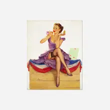 Gil Elvgren, One for the Money, 1954, oil on canvas