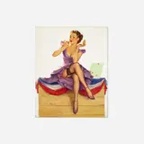 Gil Elvgren, One for the Money, 1954, oil on canvas