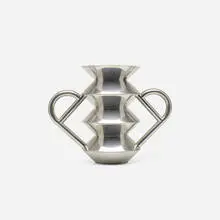 Flower Vase by Michele de Lucchi, 1993, pewter, sold Jul 2017