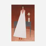 Joseph Burnett, Lady in White, 1997, oil on canvas