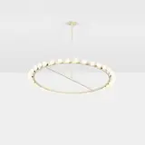 Alvin Lustig, ceiling light, 1953, enameled steel and aluminum