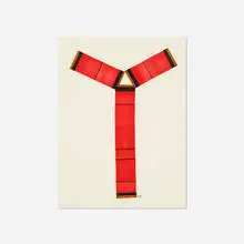 Untitled by Lyman Emmet Kipp, Jr., 1987, rolled printer's ink on paper, sold Jul 2017