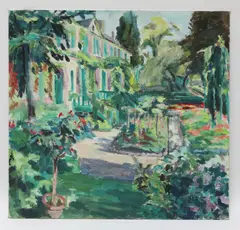 Untitled by Pamela Chard, oil on board largest 62 x 52cm, sold Nov 2020