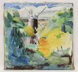 Pamela Chard, Untitled, and one framed oil on board (4) .