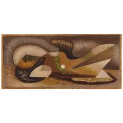 Serge Charchoune, Sans titre, 1945, oil on canvas laid down on board