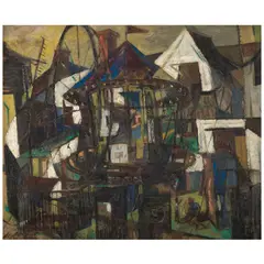Untitled by Richard Dempsey, circa 1950, oil on canvas, offered Jul 2026
