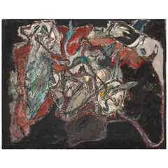 Jacques Doucet, Ouvert la nuit, 1970, oil on canvas