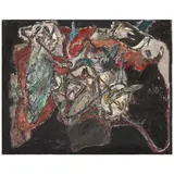 Jacques Doucet, Ouvert la nuit, 1970, oil on canvas