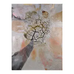 John Armleder, Clematis viticella, 2008, mixed media on canvas